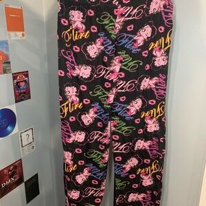 Y2K Betty Boop All Over Print Pajama Pants